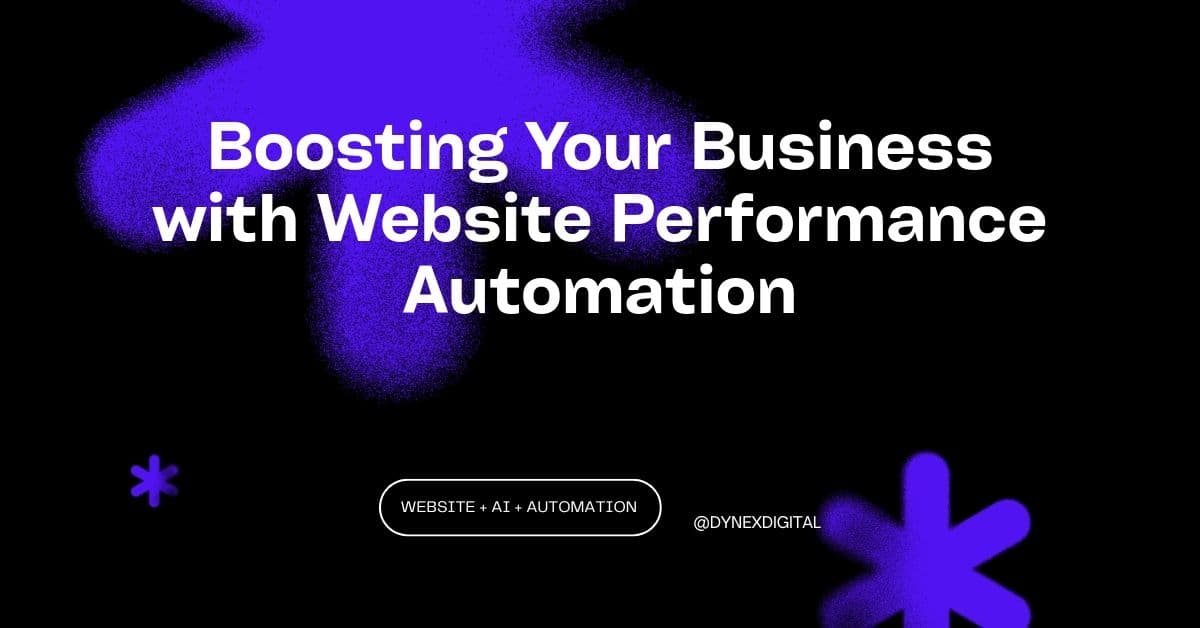 Boosting Your Business with Website Performance Automation