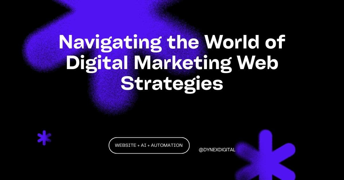 Navigating the World of Digital Marketing Web Strategies