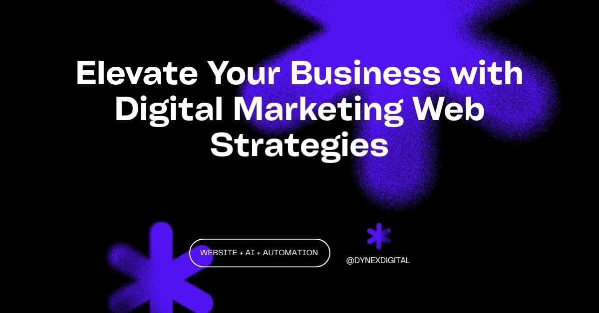 Elevate Your Business with Digital Marketing Web Strategies