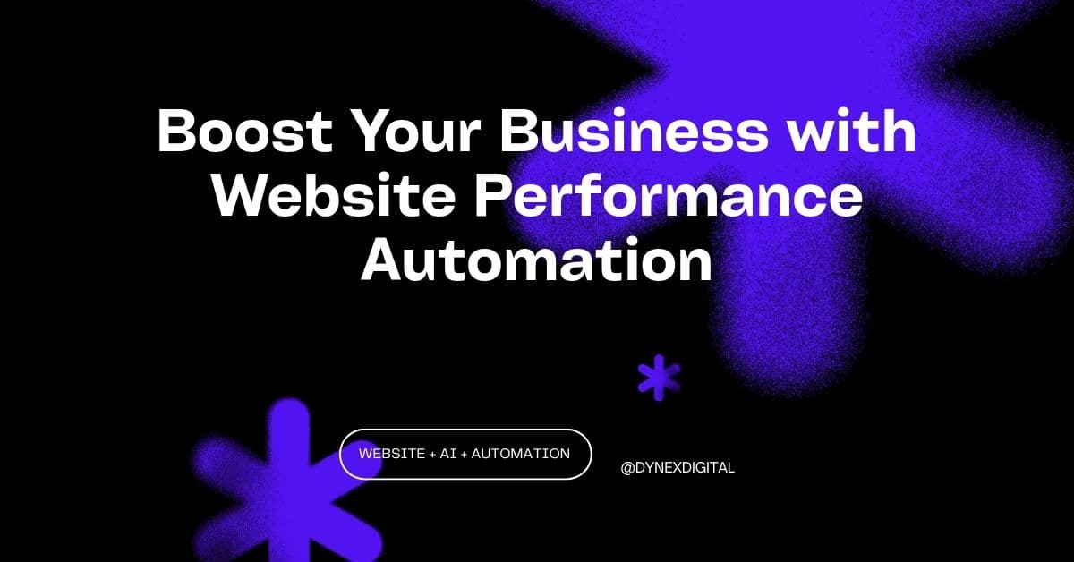 Boost Your Business with Website Performance Automation