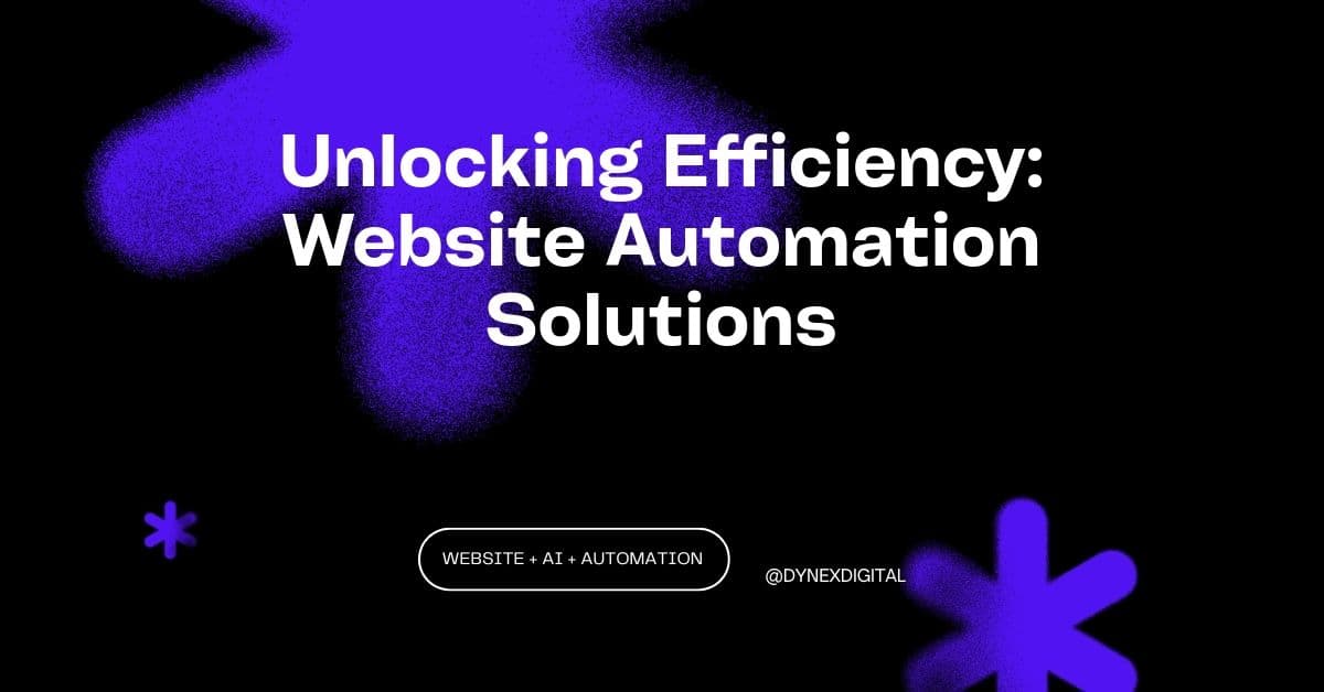 Unlocking Efficiency: Website Automation Solutions
