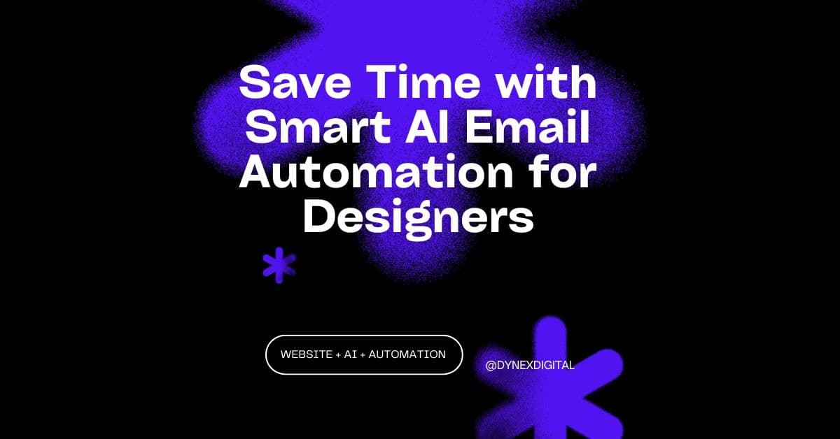 Save Time with Smart AI Email Automation for Designers