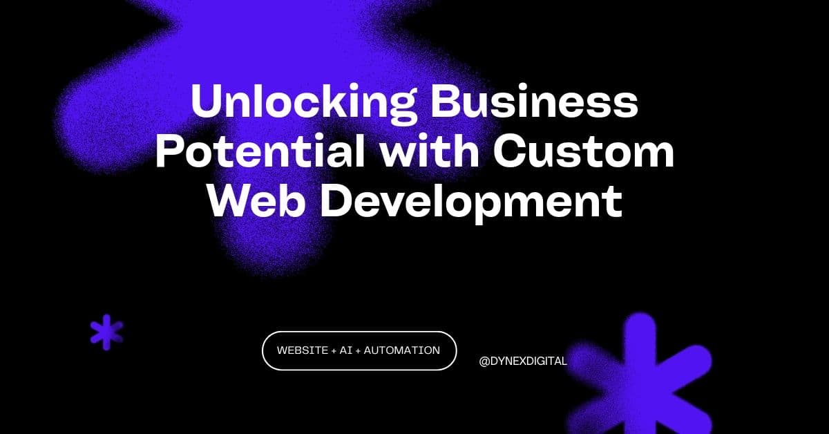 Unlocking Business Potential with Custom Web Development
