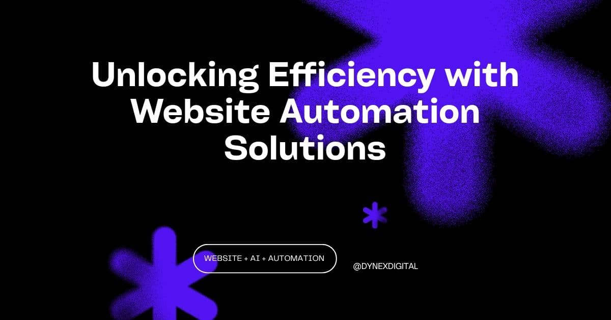 Unlocking Efficiency with Website Automation Solutions